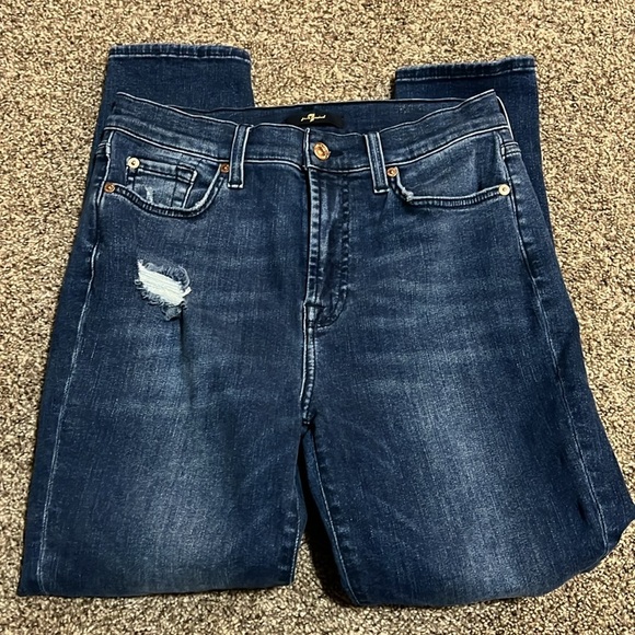 7 For All Mankind High Waist Gwenevere jeans - Picture 3 of 7